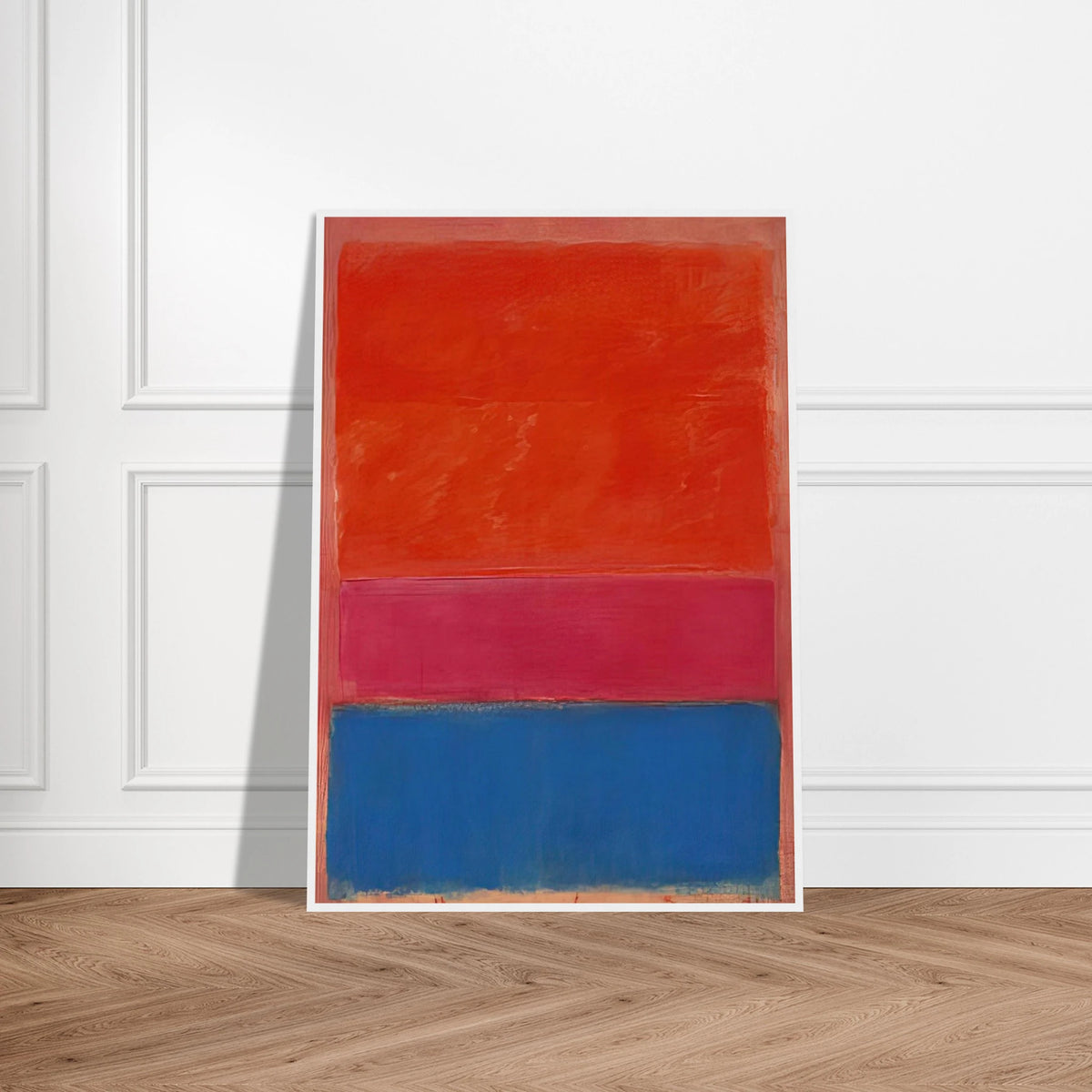 No. 1 Royal Red and Blue - 1954 Framed Poster | Mark Rothko Framed Prints Wall Art | Rothko Prints