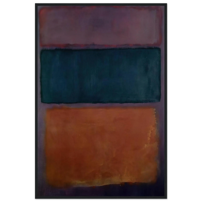 Untitled - 1963 Framed Poster | Mark Rothko Framed Prints Wall Art | Rothko Prints