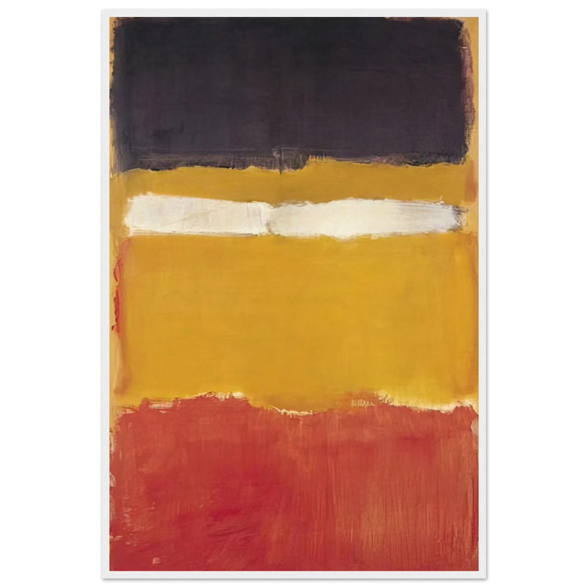 Number 24 Untitled - 1951 Framed Poster | Mark Rothko Framed Prints Wall Art | Rothko Prints