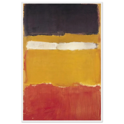 Number 24 Untitled - 1951 Framed Poster | Mark Rothko Framed Prints Wall Art | Rothko Prints