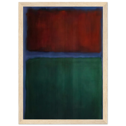 Earth and Green - 1955 Framed Poster | Mark Rothko Framed Prints Wall Art | Rothko Prints