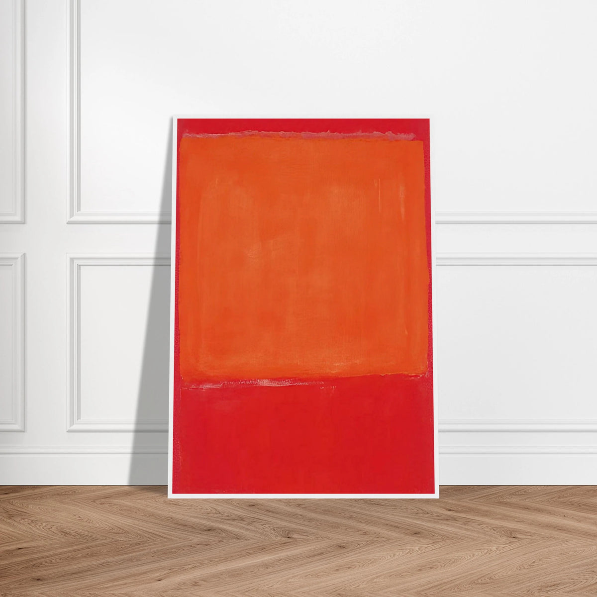 Ochre and Red on Red - 1957 Framed Poster | Mark Rothko Framed Prints Wall Art | Rothko Prints