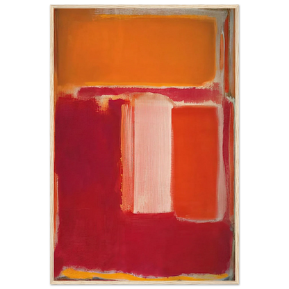 Yellow, Cherry, Orange - 1947 Framed Poster | Mark Rothko Framed Prints Wall Art | Rothko Prints