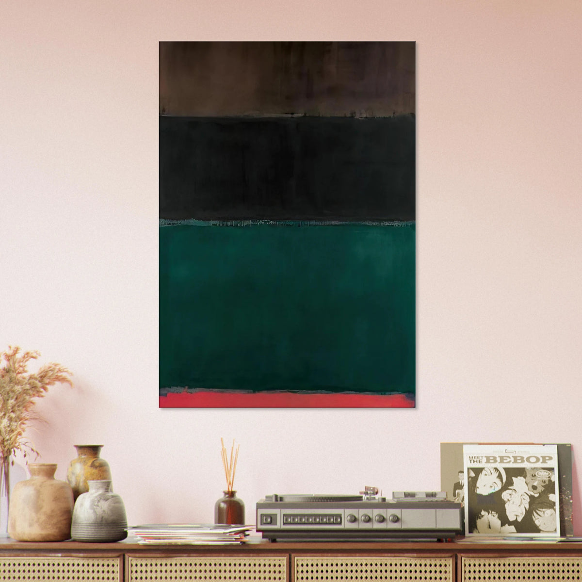 Untitled Red-Brown, Black, Green, Red - 1962 Canvas | Mark Rothko Canvas | Rothko Prints
