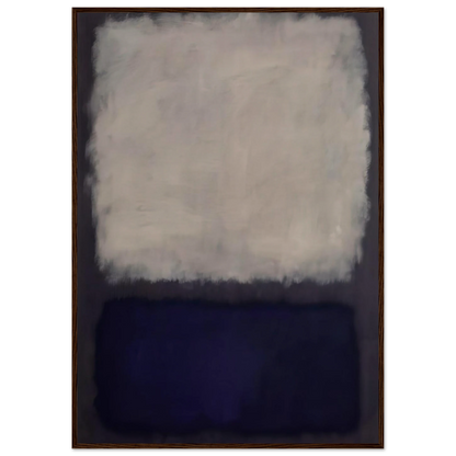 Blue and gray - 1962 Framed Poster | Mark Rothko Framed Prints Wall Art | Rothko Prints