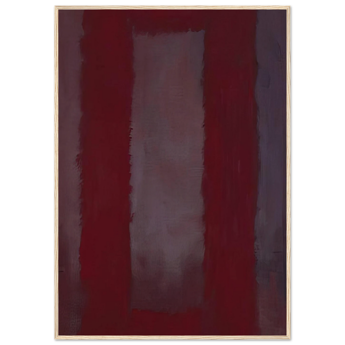 Red on Maroon - 1959 Framed Poster | Mark Rothko Framed Prints Wall Art | Rothko Prints