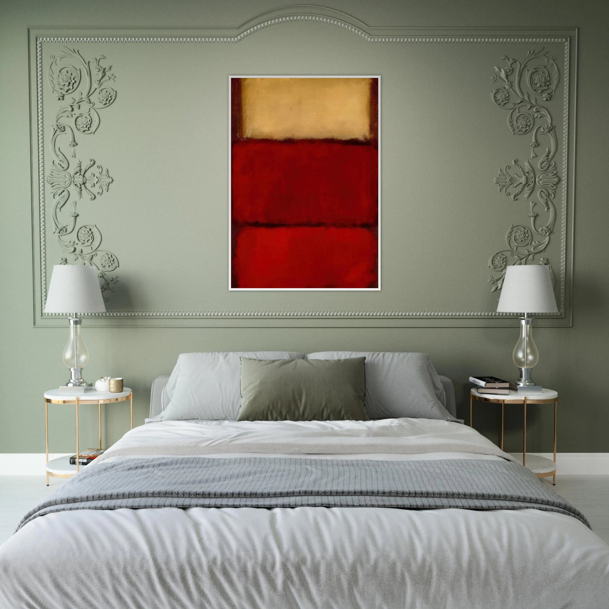 Red - 1964 Framed Poster | Mark Rothko Framed Prints Wall Art | Rothko Prints