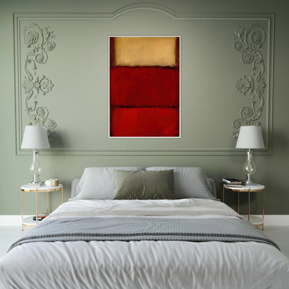 Red - 1964 Framed Poster | Mark Rothko Framed Prints Wall Art | Rothko Prints