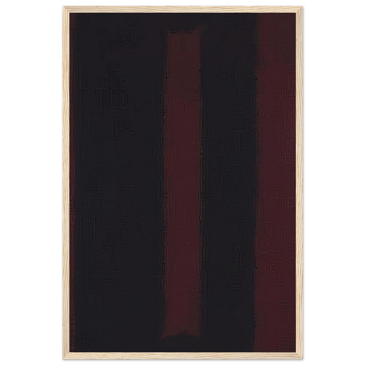 Black on Maroon - 1959 Framed Poster | Mark Rothko Framed Prints Wall Art | Rothko Prints