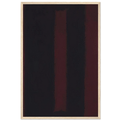 Black on Maroon - 1959 Framed Poster | Mark Rothko Framed Prints Wall Art | Rothko Prints