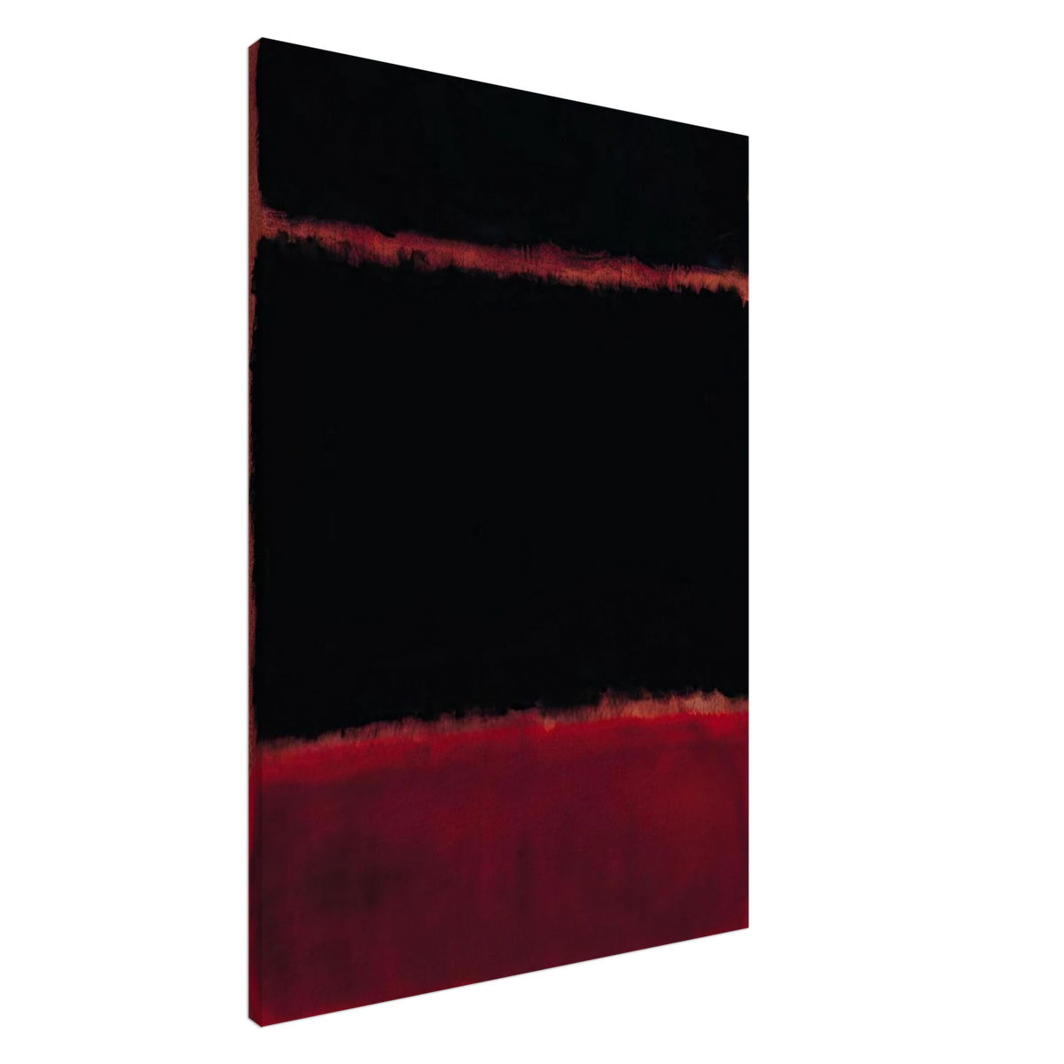 Black in Deep Red - 1957 Canvas | Mark Rothko Canvas | Rothko Prints
