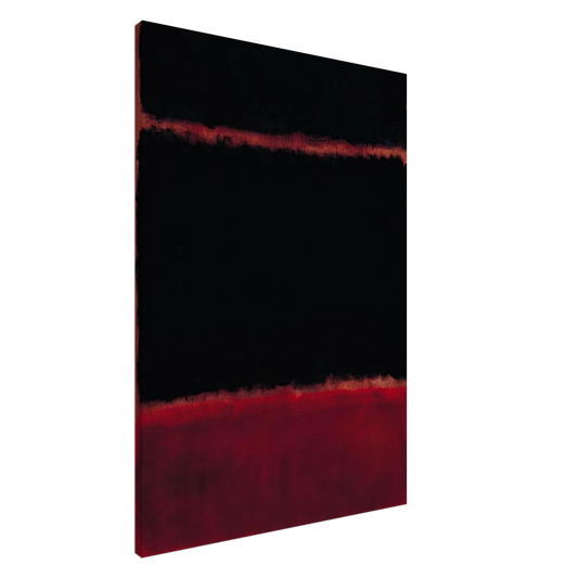 Black in Deep Red - 1957 Canvas | Mark Rothko Canvas | Rothko Prints