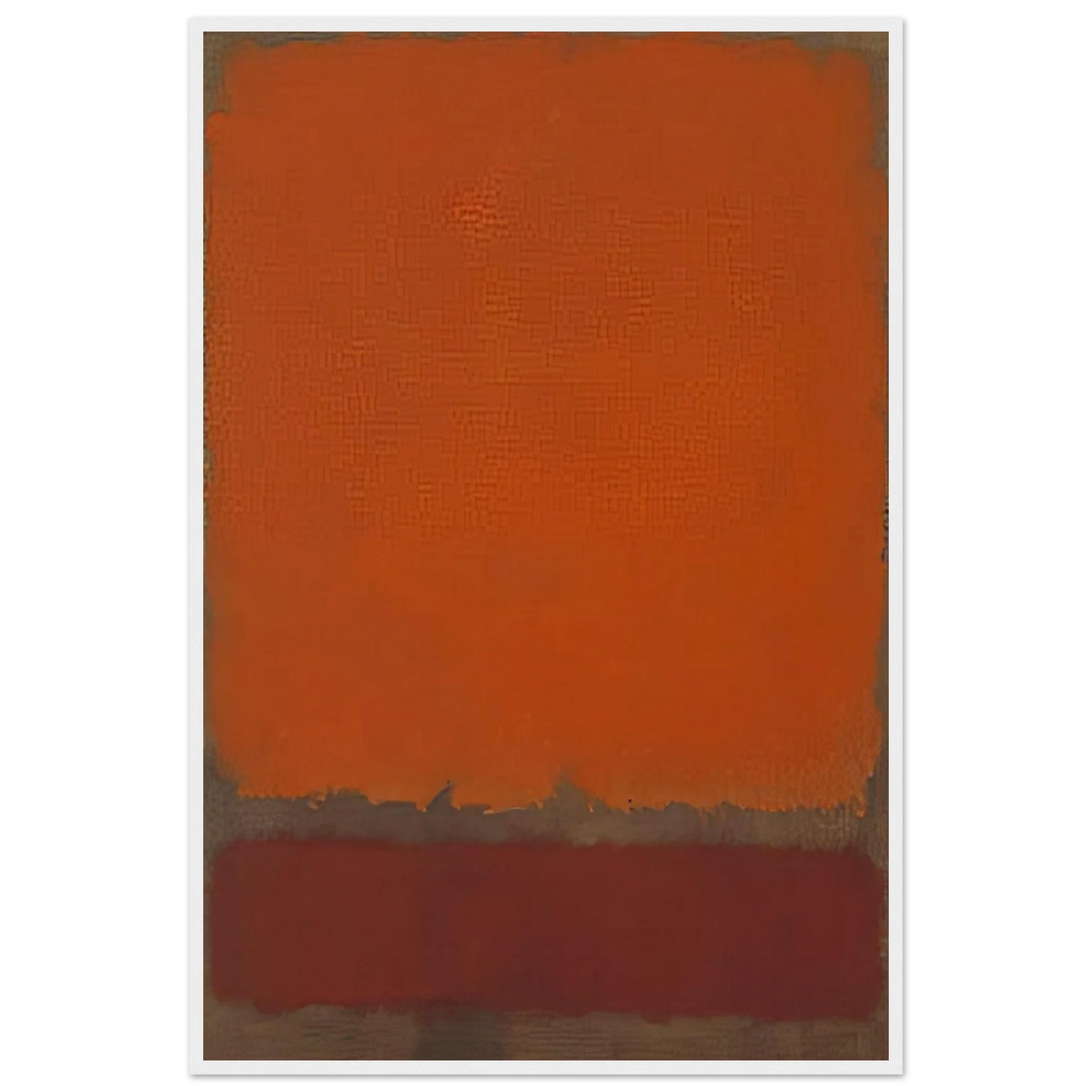 Ochre and Red on Red - 1962 Framed Poster | Mark Rothko Framed Prints Wall Art | Rothko Prints
