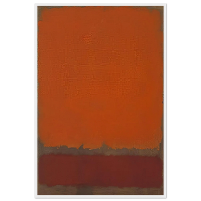Ochre and Red on Red - 1962 Framed Poster | Mark Rothko Framed Prints Wall Art | Rothko Prints