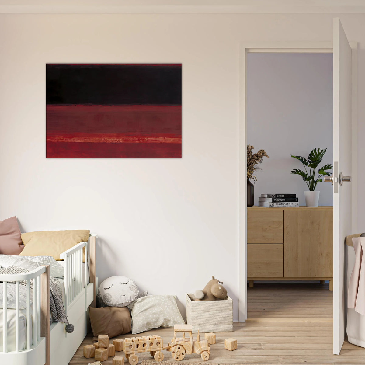 Four Darks in Red - 1958 Canvas | Mark Rothko Canvas | Rothko Prints