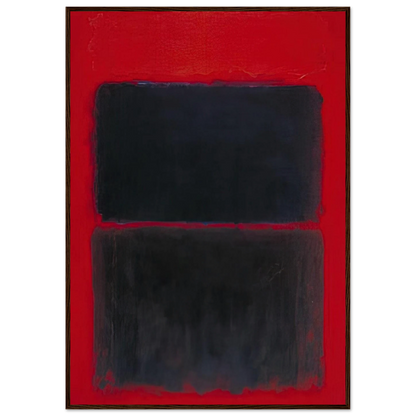 Light Red Over Black - 1957 Framed Poster | Mark Rothko Framed Prints Wall Art | Rothko Prints