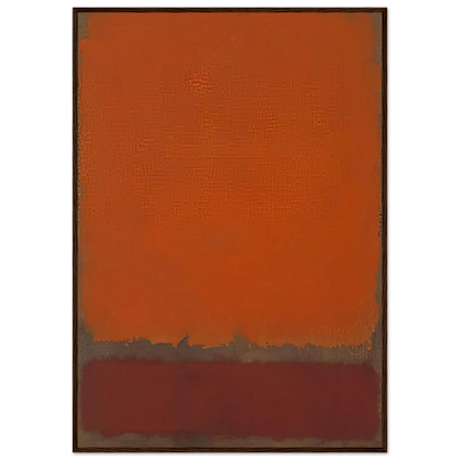 Ochre and Red on Red - 1962 Framed Poster | Mark Rothko Framed Prints Wall Art | Rothko Prints