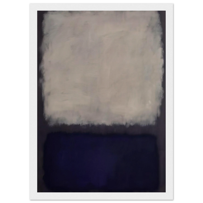 Blue and gray - 1962 Framed Poster | Mark Rothko Framed Prints Wall Art | Rothko Prints