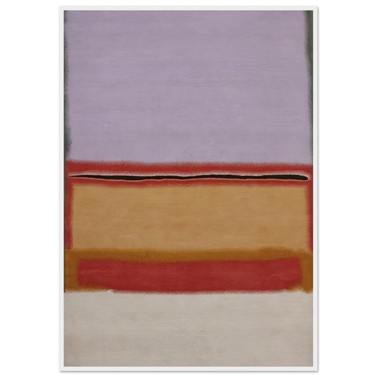 Orange over Violet - 1968 Framed Poster | Mark Rothko Framed Prints Wall Art | Rothko Prints