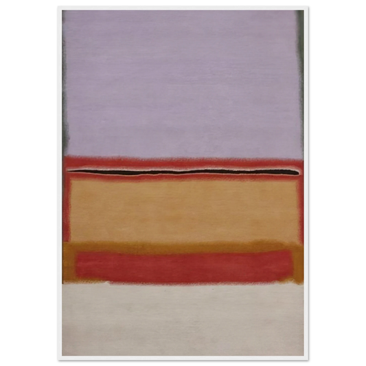 Orange over Violet - 1968 Framed Poster | Mark Rothko Framed Prints Wall Art | Rothko Prints