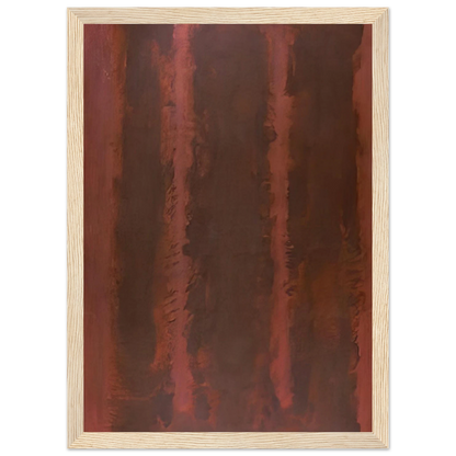 Black on Maroon - 1958 Framed Poster | Mark Rothko Framed Prints Wall Art | Rothko Prints