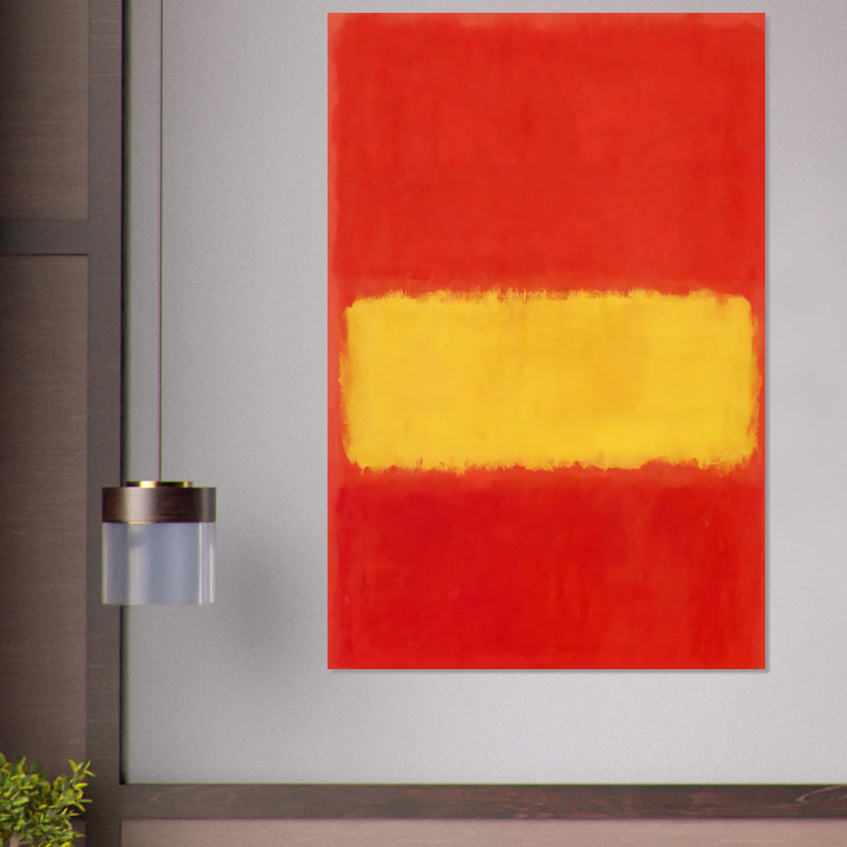 Yellow band - 1956 Poster | Mark Rothko Poster | Rothko Prints