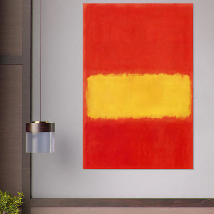 Yellow band - 1956 Poster | Mark Rothko Poster | Rothko Prints
