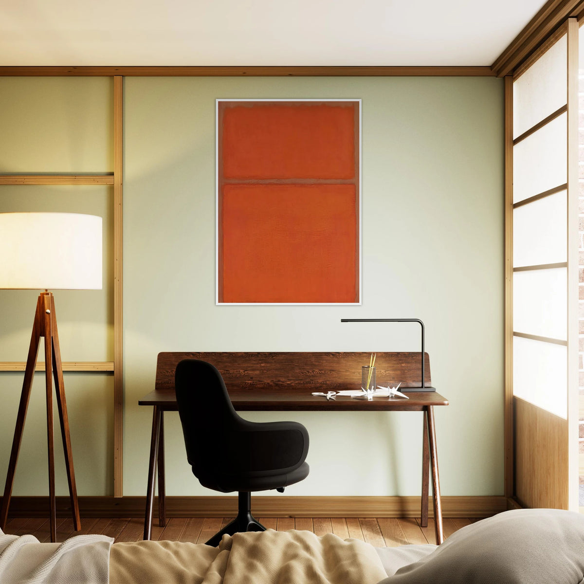 Untitled - 1961 Framed Poster | Mark Rothko Framed Prints Wall Art | Rothko Prints