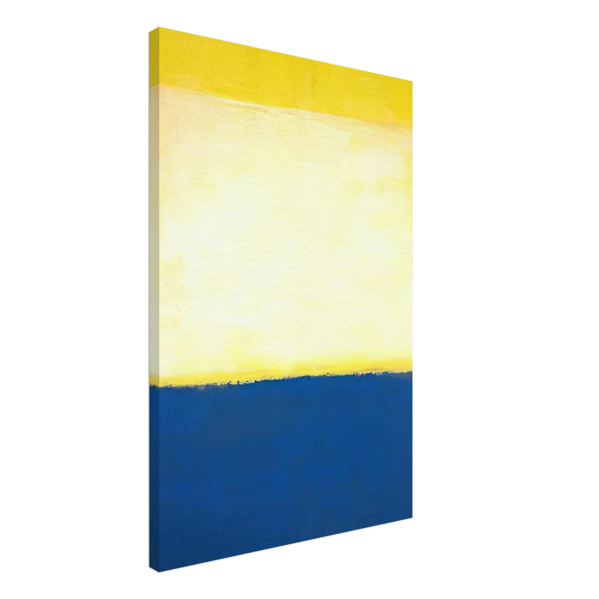 No. 6 Yellow, White, Blue Over Yellow on Gray - 1954 Canvas | Mark Rothko Canvas | Rothko Prints