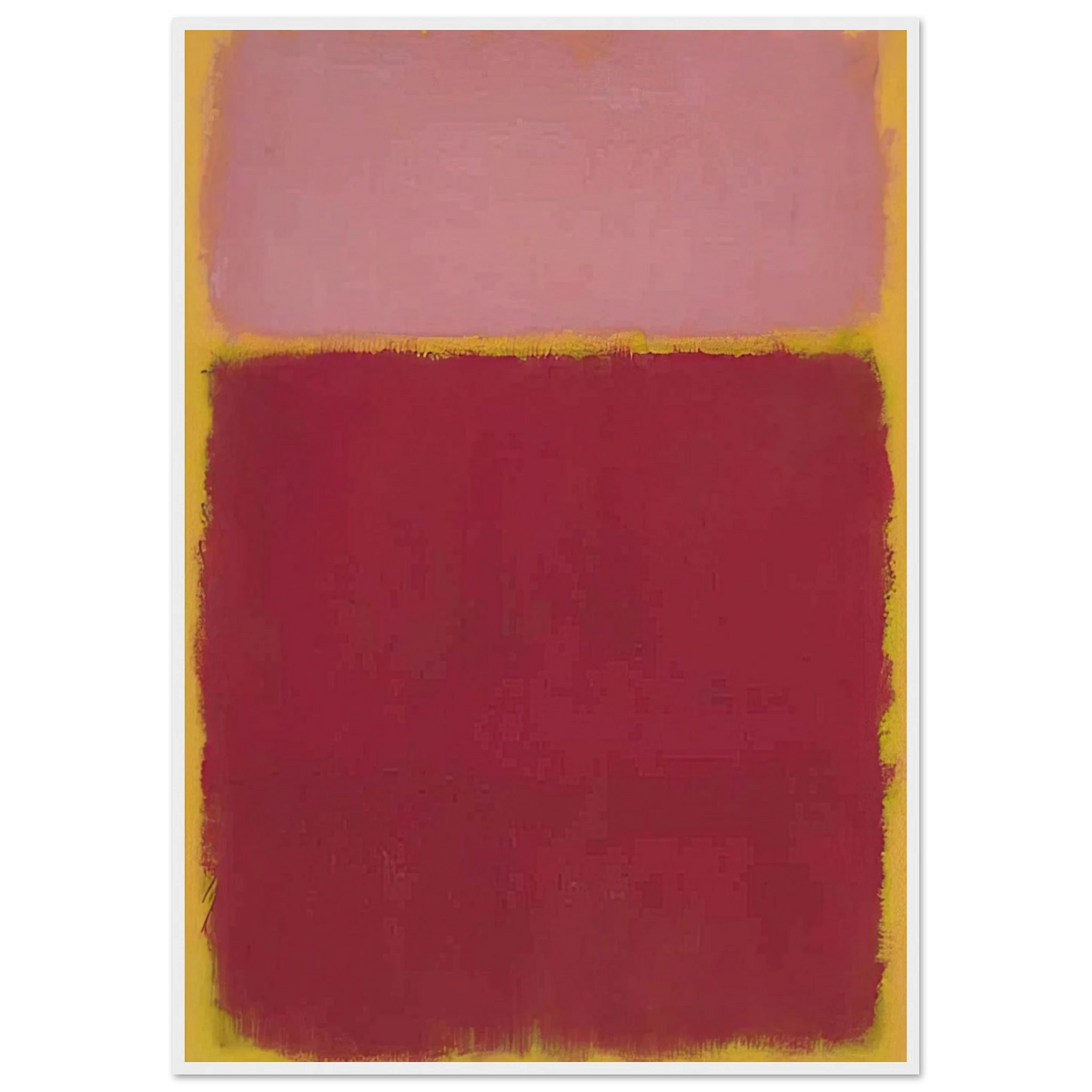Untitled No. 17 - 1961 Framed Poster | Mark Rothko Framed Prints Wall Art | Rothko Prints