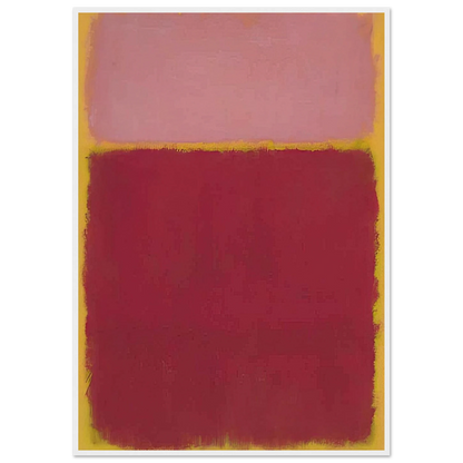 Untitled No. 17 - 1961 Framed Poster | Mark Rothko Framed Prints Wall Art | Rothko Prints