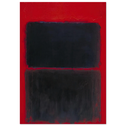 Light Red Over Black - 1957 Poster | Mark Rothko Poster | Rothko Prints