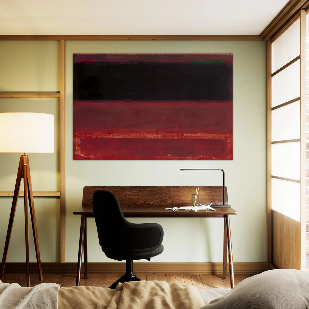 Four Darks in Red - 1958 Poster | Mark Rothko Poster | Rothko Prints