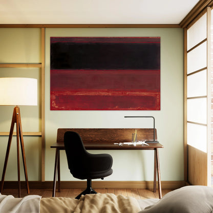 Four Darks in Red - 1958 Poster | Mark Rothko Poster | Rothko Prints