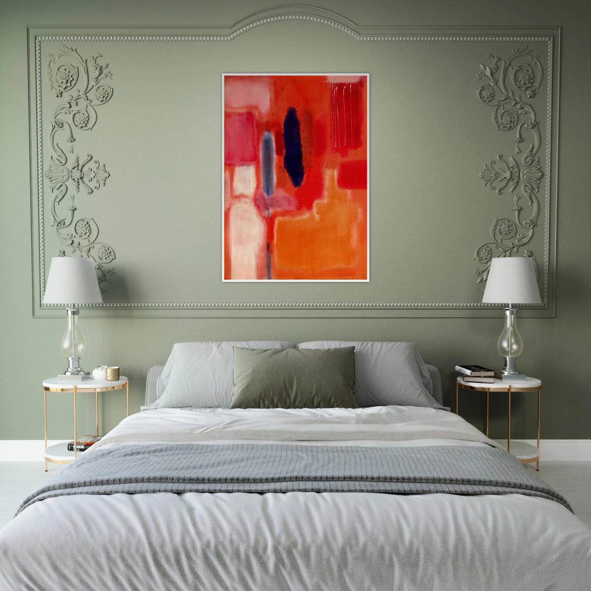No. 9 - 1948 Framed Poster | Mark Rothko Framed Prints Wall Art | Rothko Prints