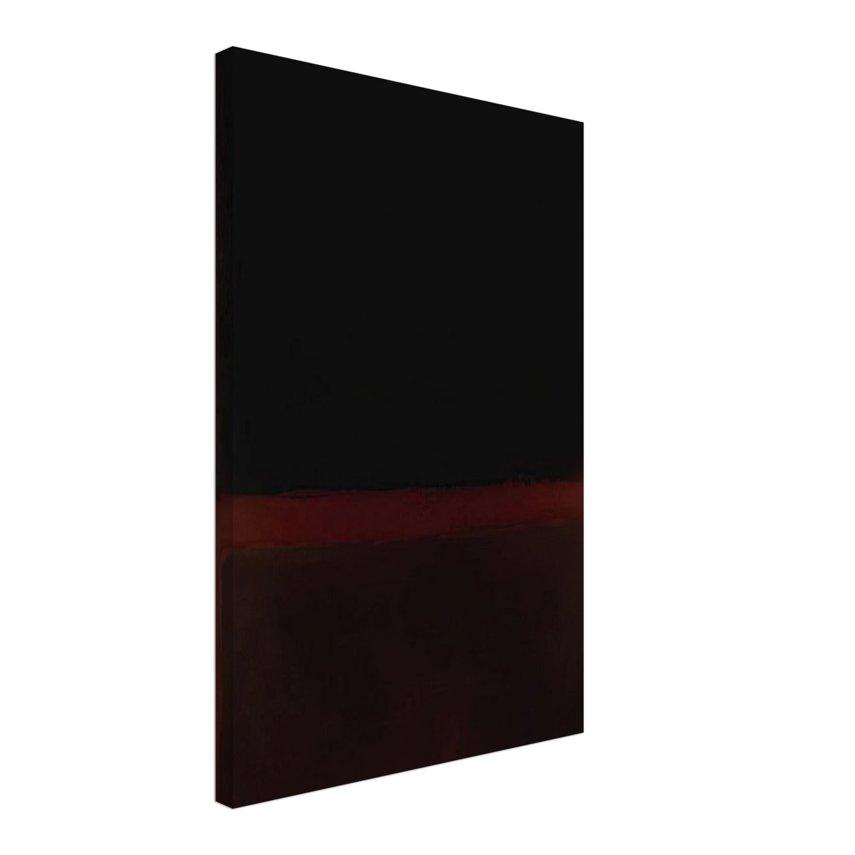 Black on Dark Sienna on Purple - 1960 Canvas | Mark Rothko Canvas | Rothko Prints