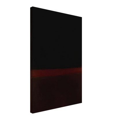 Black on Dark Sienna on Purple - 1960 Canvas | Mark Rothko Canvas | Rothko Prints