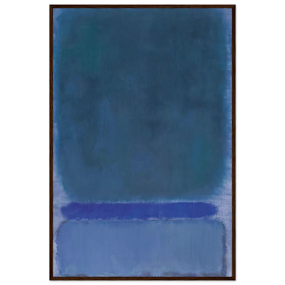 Untitled Green on Blue - 1968 Framed Poster | Mark Rothko Framed Prints Wall Art | Rothko Prints