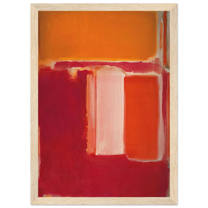 Yellow, Cherry, Orange - 1947 Framed Poster | Mark Rothko Framed Prints Wall Art | Rothko Prints