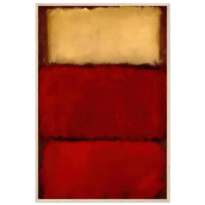 Red - 1964 Framed Poster | Mark Rothko Framed Prints Wall Art | Rothko Prints