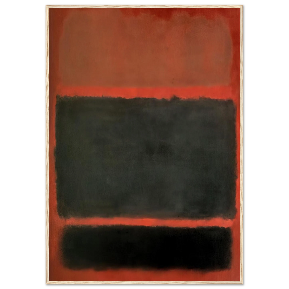 No.20 - 1957 Framed Poster | Mark Rothko Framed Prints Wall Art | Rothko Prints