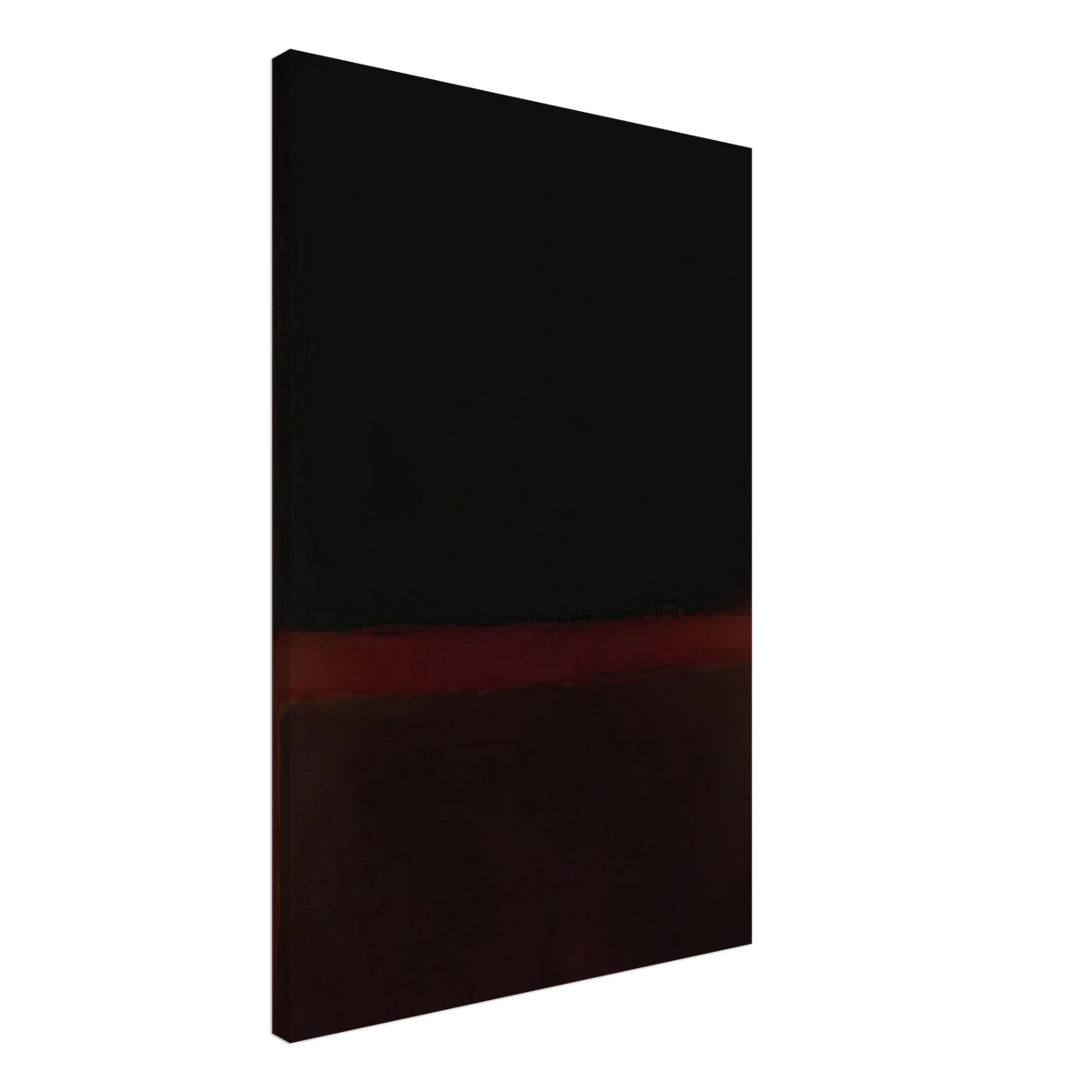 Black on Dark Sienna on Purple - 1960 Canvas | Mark Rothko Canvas | Rothko Prints