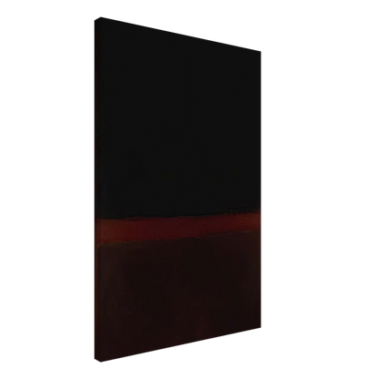 Black on Dark Sienna on Purple - 1960 Canvas | Mark Rothko Canvas | Rothko Prints
