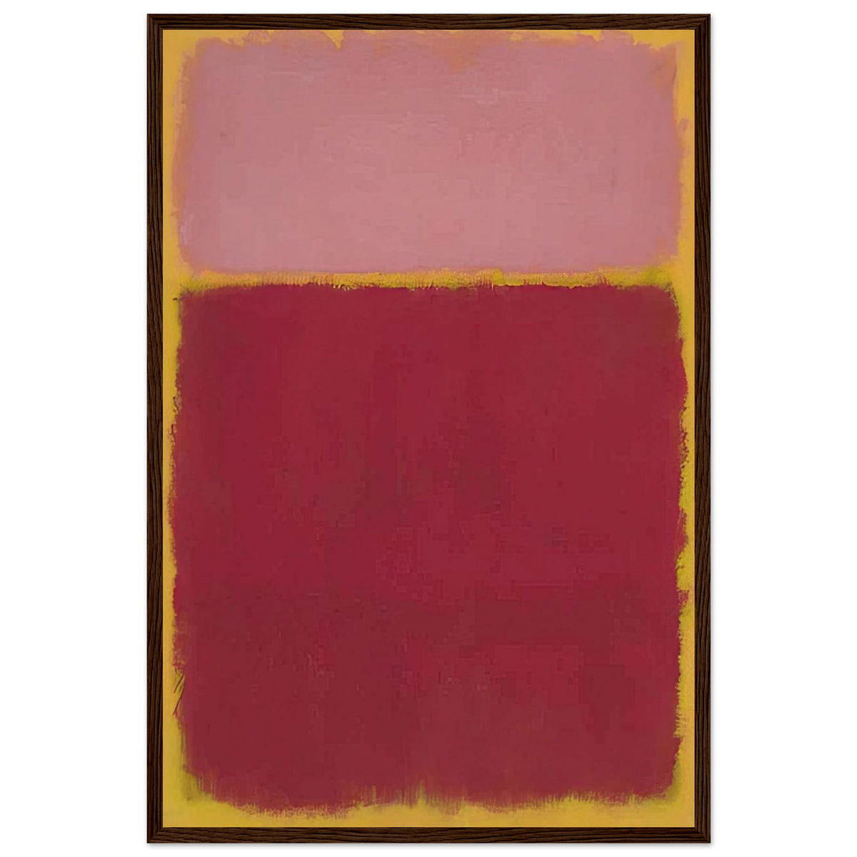 Untitled No. 17 - 1961 Framed Poster | Mark Rothko Framed Prints Wall Art | Rothko Prints