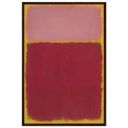 Untitled No. 17 - 1961 Framed Poster | Mark Rothko Framed Prints Wall Art | Rothko Prints