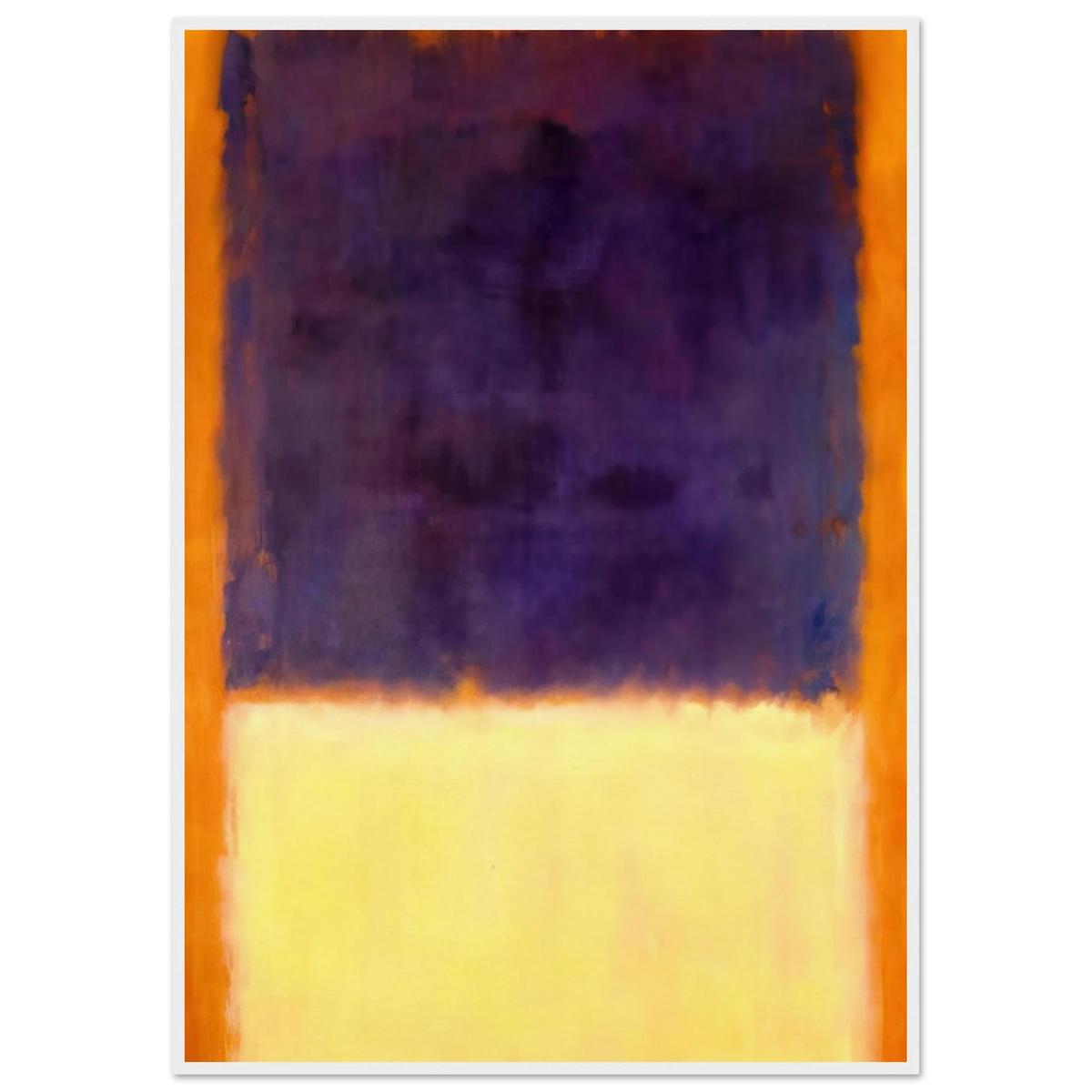 Red, Orange, Tan and Purple - 1954 Framed Poster | Mark Rothko Framed Prints Wall Art | Rothko Prints