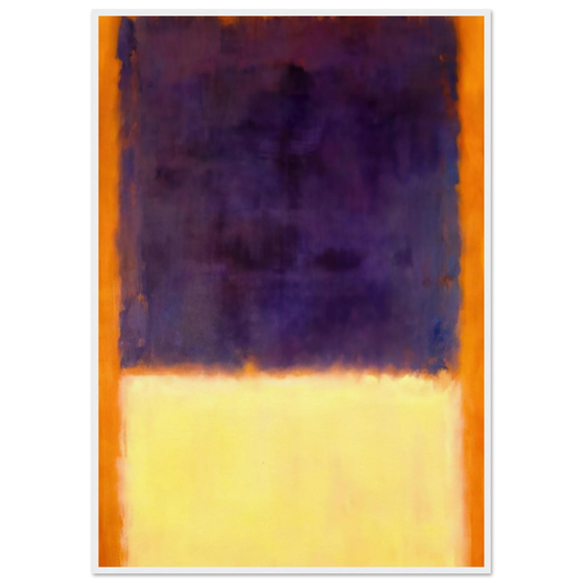 Red, Orange, Tan and Purple - 1954 Framed Poster | Mark Rothko Framed Prints Wall Art | Rothko Prints