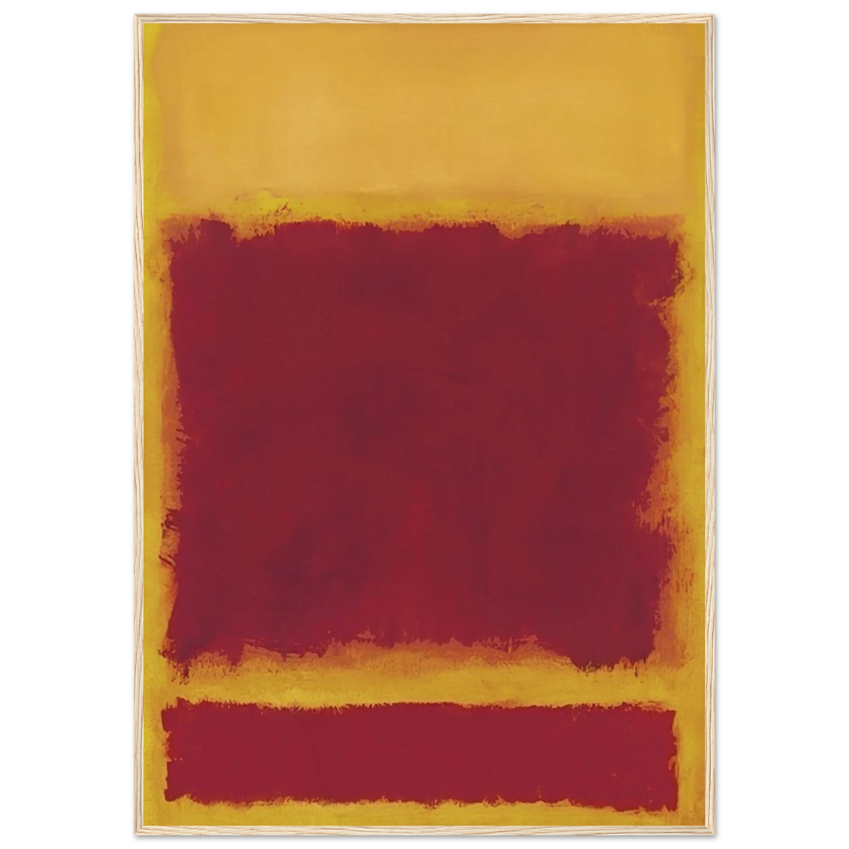 Composition - 1958 Framed Poster | Mark Rothko Framed Prints Wall Art | Rothko Prints