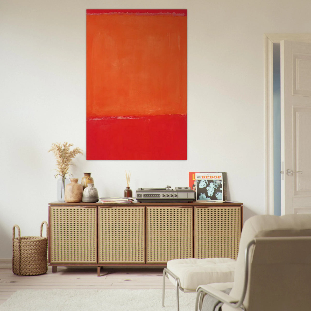 Ochre and Red on Red - 1957 Poster | Mark Rothko Poster | Rothko Prints