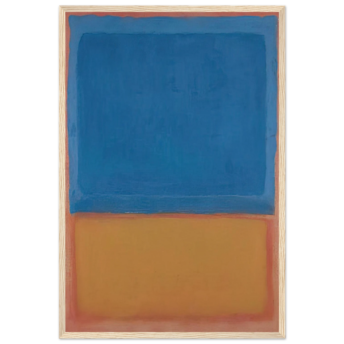 Untitled Red, Blue, Orange - 1955 Framed Poster | Mark Rothko Framed Prints Wall Art | Rothko Prints